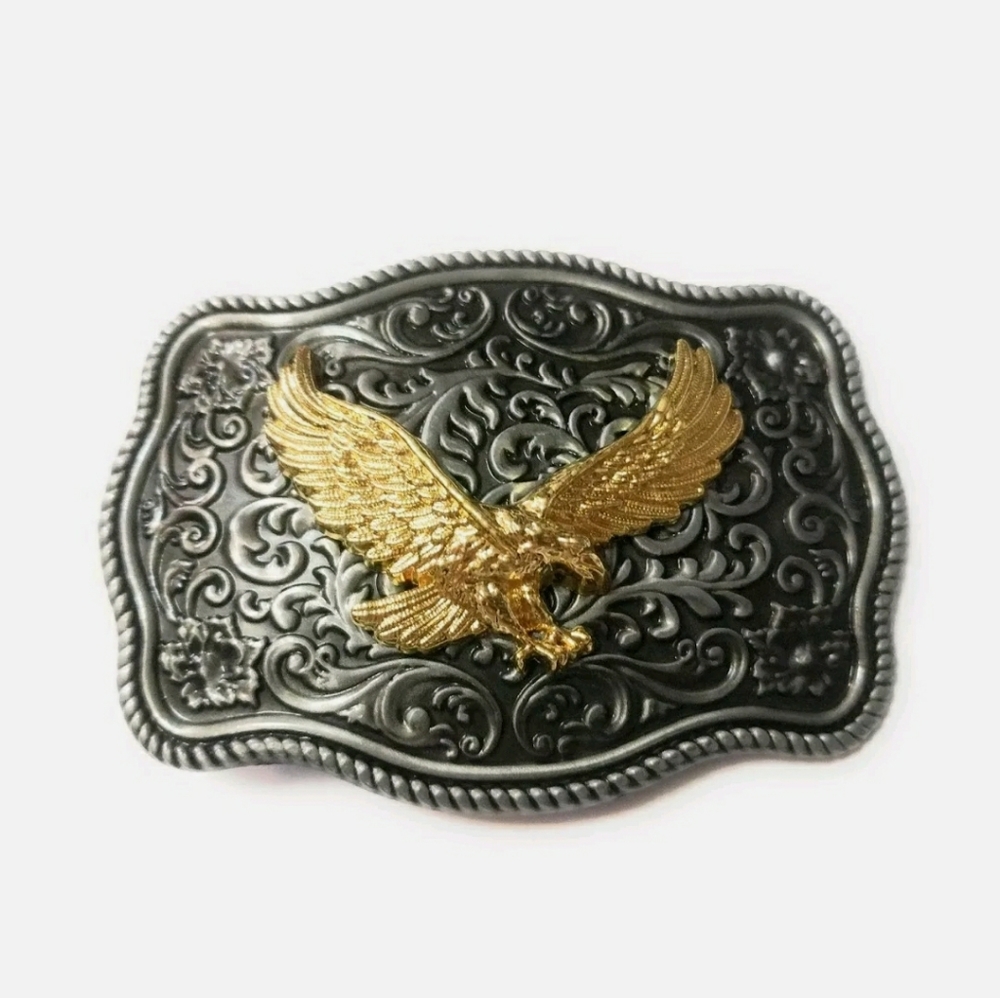 Western style Belt buckle with Eagle